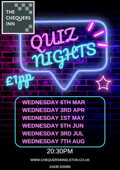 QUIZ NIGHTS mar-aug